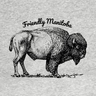 Friendly Manitoba Bison T-Shirt